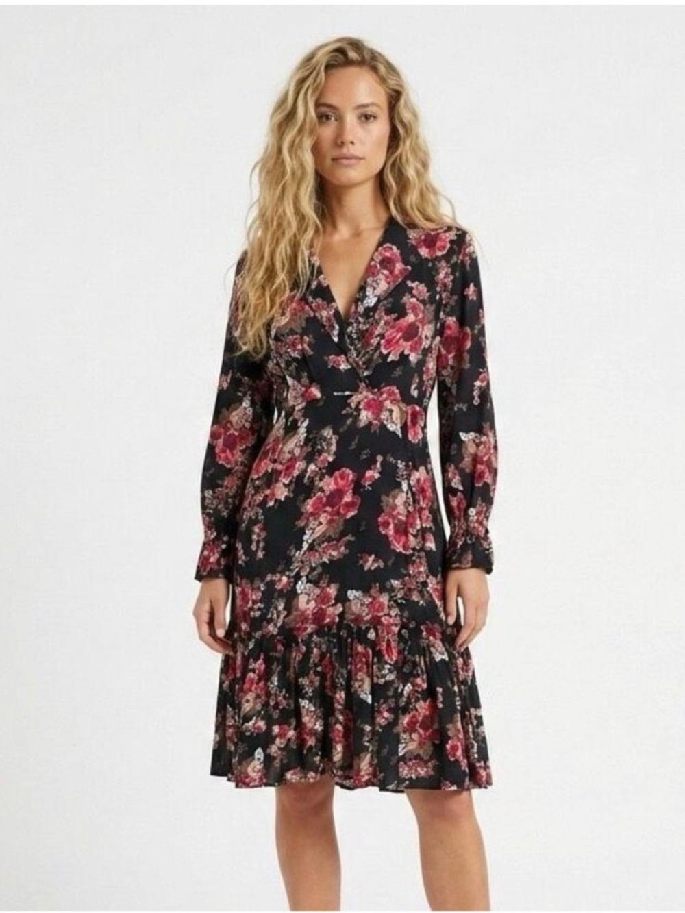 By Timo for Barneys Rose Print Day Dress